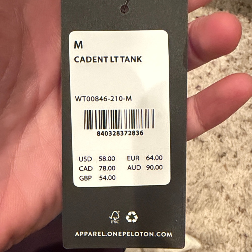 Peloton Cadent Racerback Tank Top - Picture 4 of 4